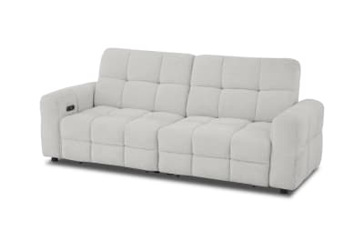 MELFORD FABRIC 2.5 SEATER SOFA BED WITH 2 ELECTRIC SLIDERS