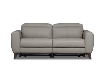 SPECTRA LEATHER 2 Seater with 2 Electric Recliners
