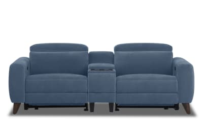 SPECTRA FABRIC 2 Seat Electric Recliner with Console