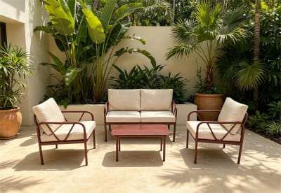 GARDA 4 Piece Outdoor Lounge Setting
