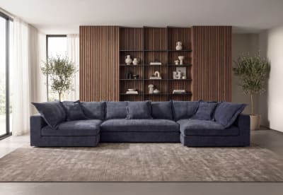 ISAAC FABRIC 4.5 Seater Sofa