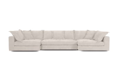 ISAAC FABRIC 4.5 Seater Sofa