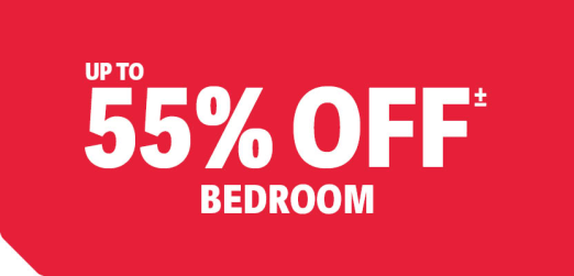 Up to 55% off Bedroom