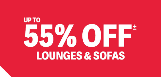 Up to 55% off Lounges & Sofas