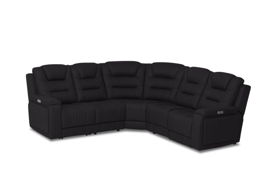AGASSI FABRIC 5 Seater Corner Lounge