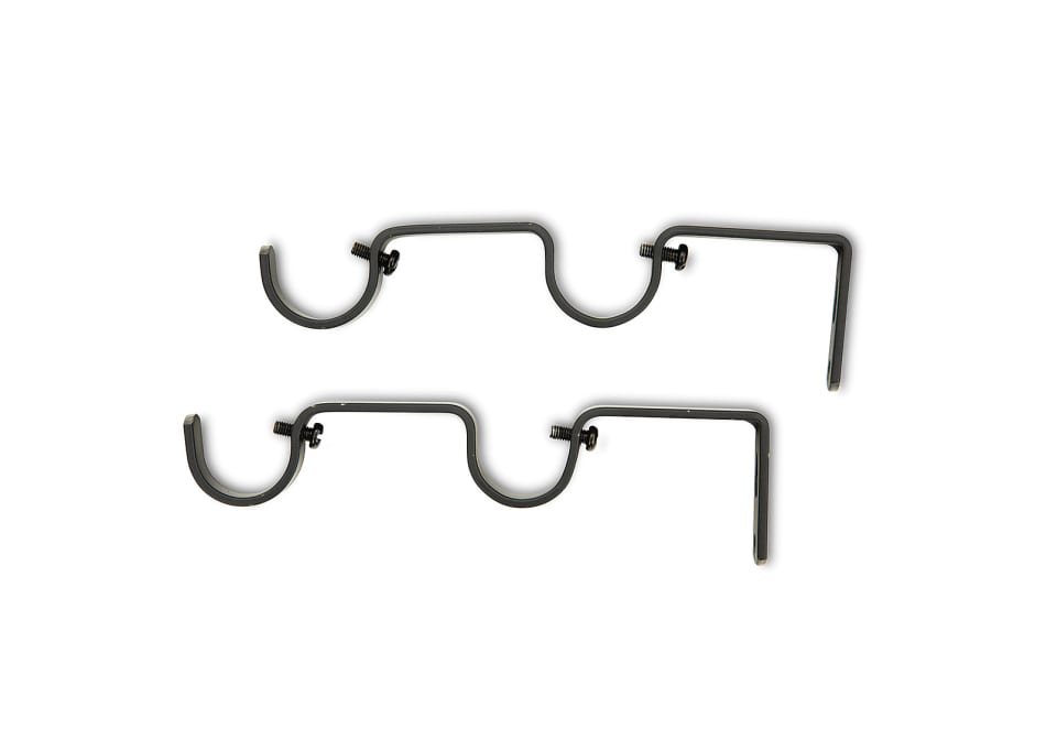BRACKET DOUBLE CURTAIN ROD Double Curtain Rod Bracket (8PC)