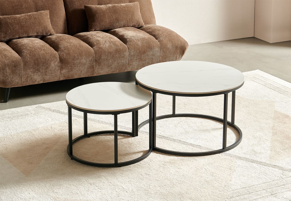SALGADO Set of 2 Coffee Tables