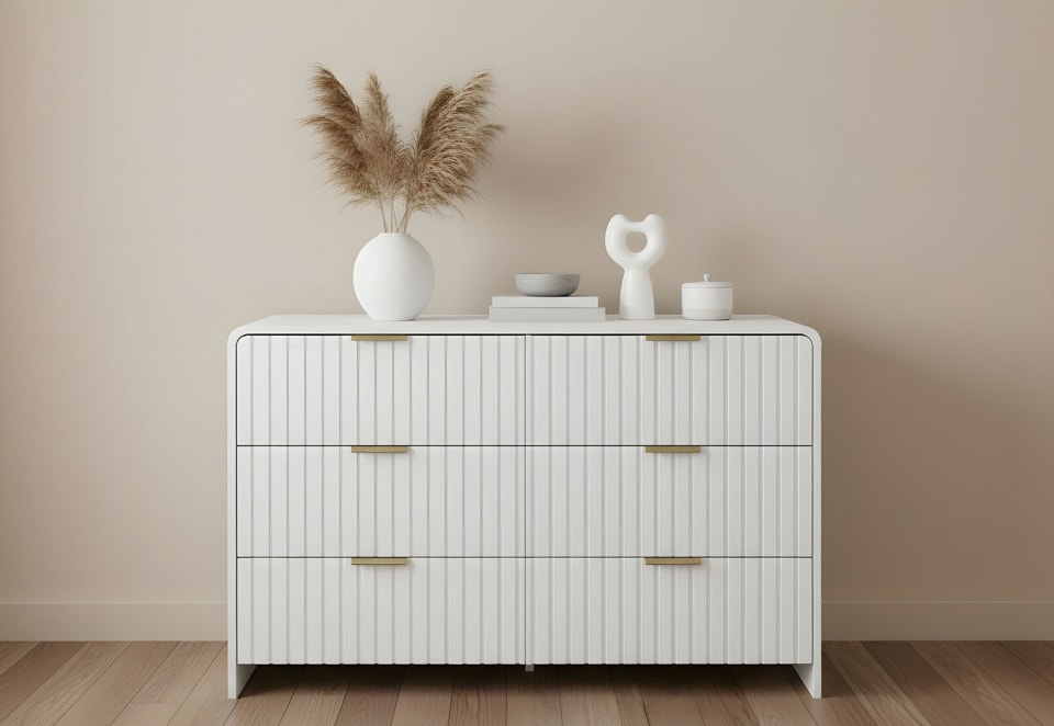 CARRARA 6 Drawer Dresser