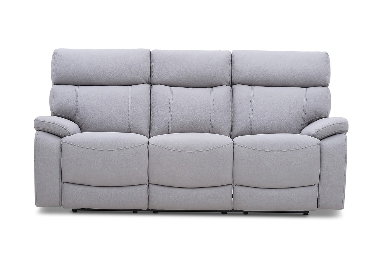 ALFRED 3 Seat with 2 Inbuilt Recliners (Rhino Suede) – image 8 of 11
