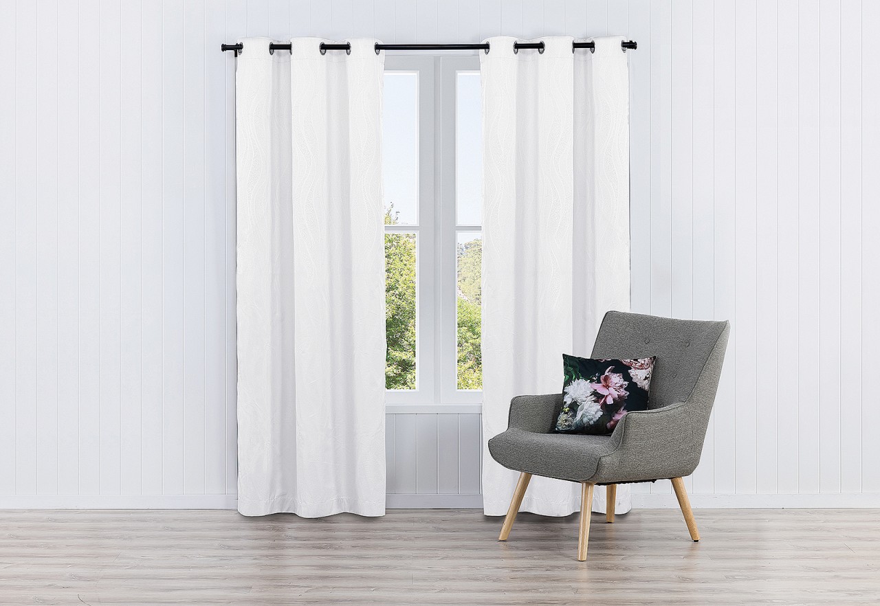 ALLEGRA Jacquard Eyelet - Block Out Cur120 x 223cm (8P) – image 1 of 3