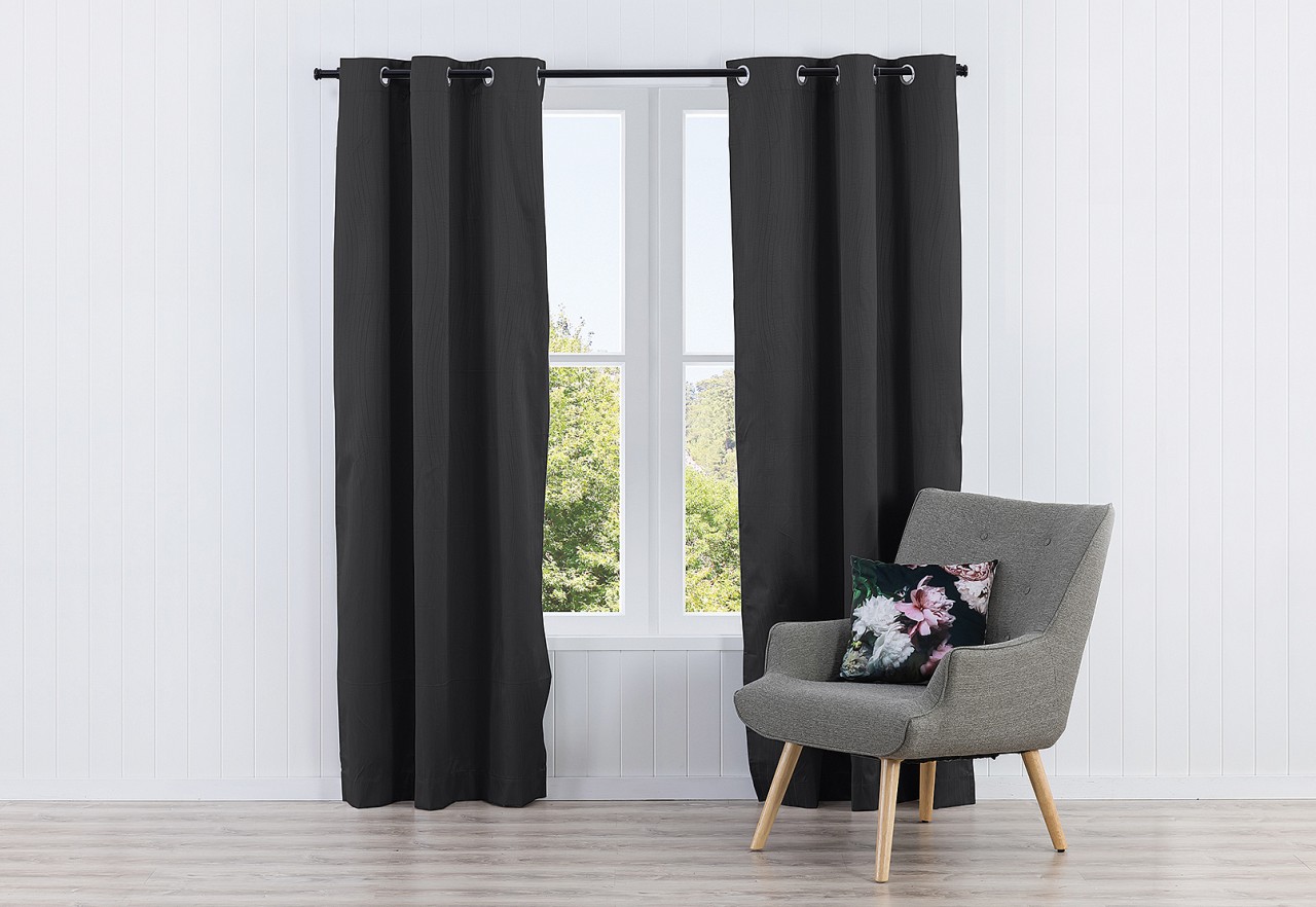 ALLEGRA Jacquard Eyelet - Block Out Cur120 x 223cm (8P) – image 1 of 4