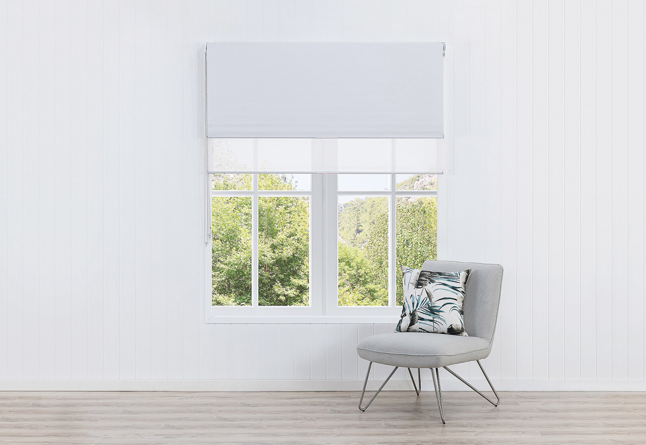 DUSK Duo Roller Blind - Blockout & Sheer 150 x 240cm – image 1 of 4