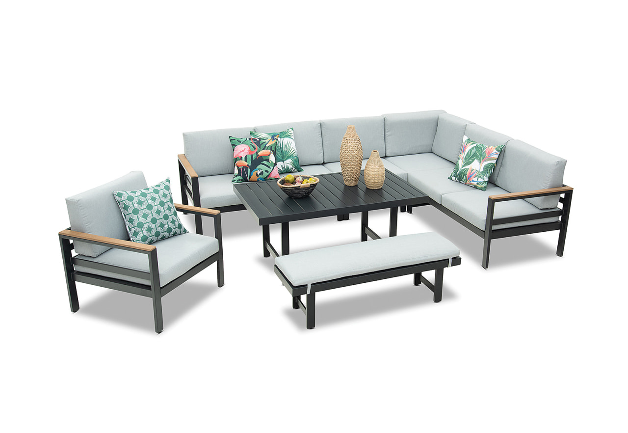 MORNINGTON Outdoor Lounge Dining Setting. – image 4 of 12