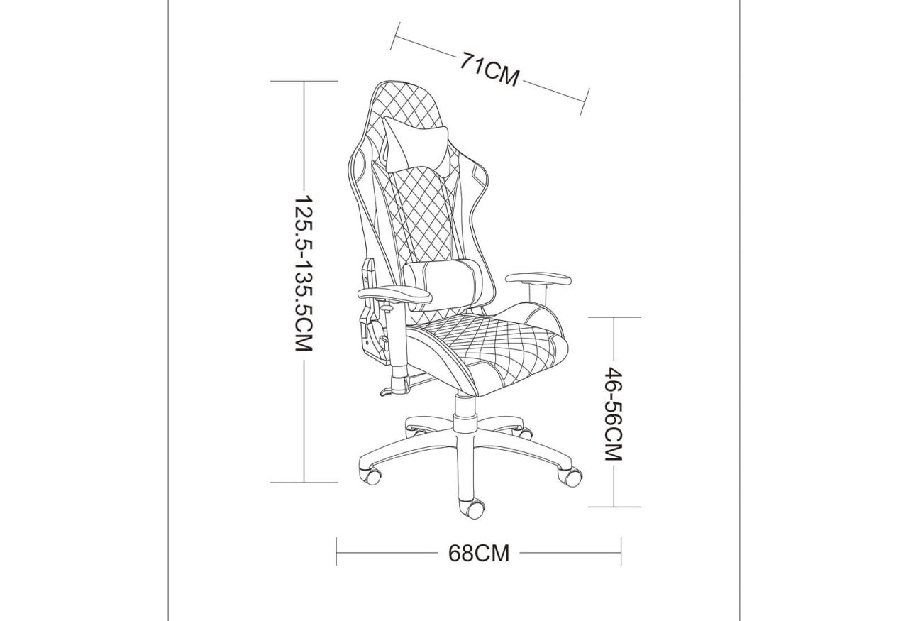 ADVANTAGIA Black Gaming Chair – image 10 of 11