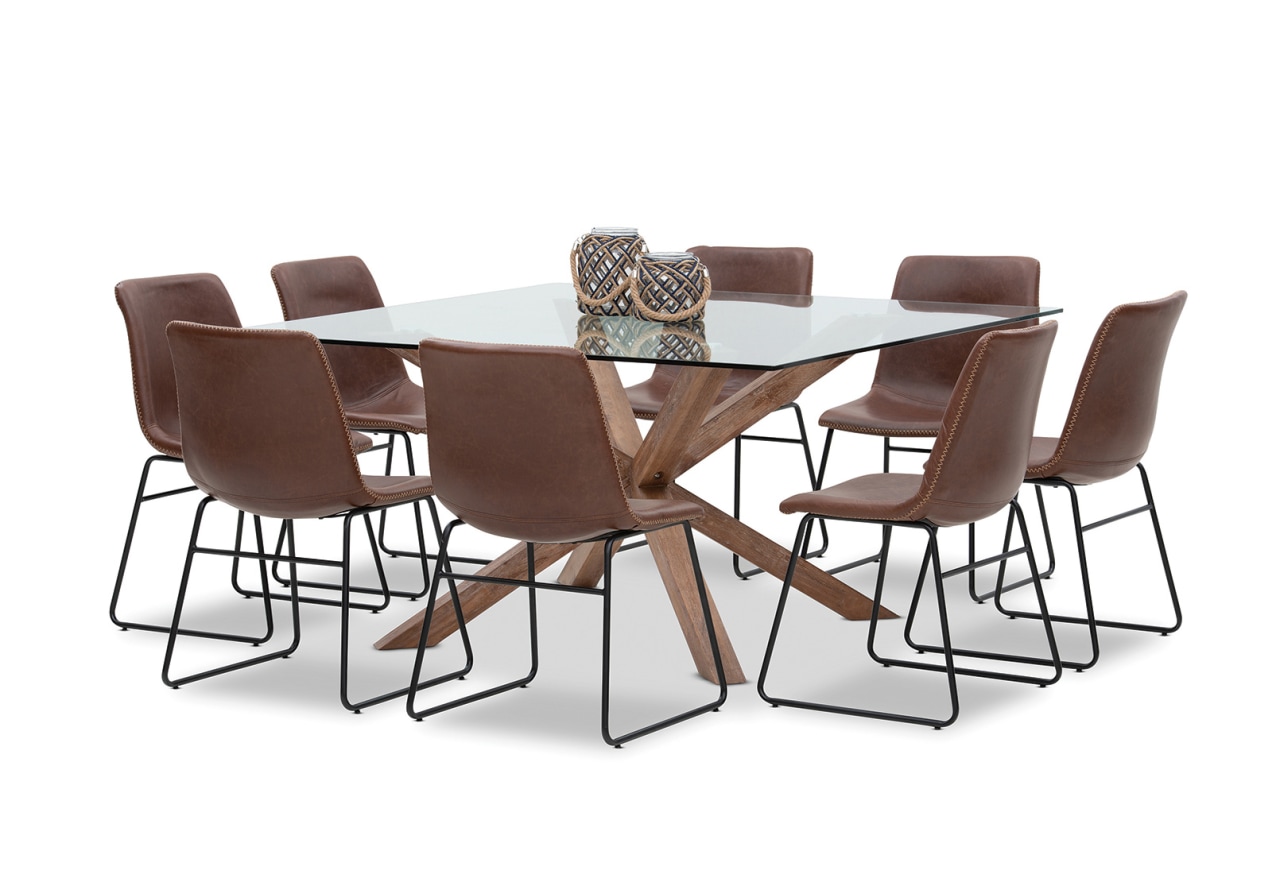PROMENADE 9 Piece Dining Suite with Loire Dining Chairs – image 5 of 5