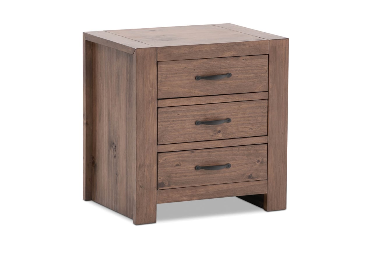 BROOKHAVEN 3 Drawer Bedside – image 3 of 7