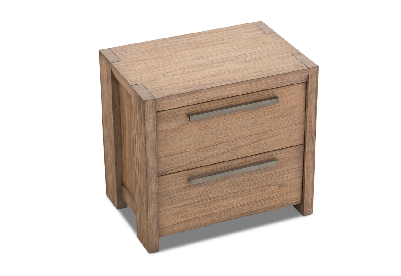 ROMULUS 2 Drawer Bedside – image 6 of 8
