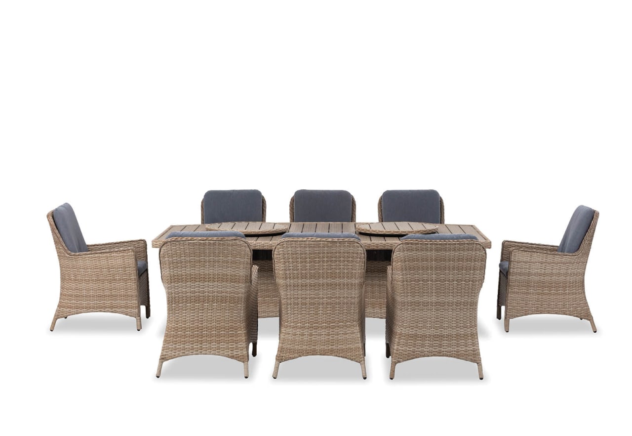 LUAU 9 Piece Outdoor Dining Setting – image 3 of 16