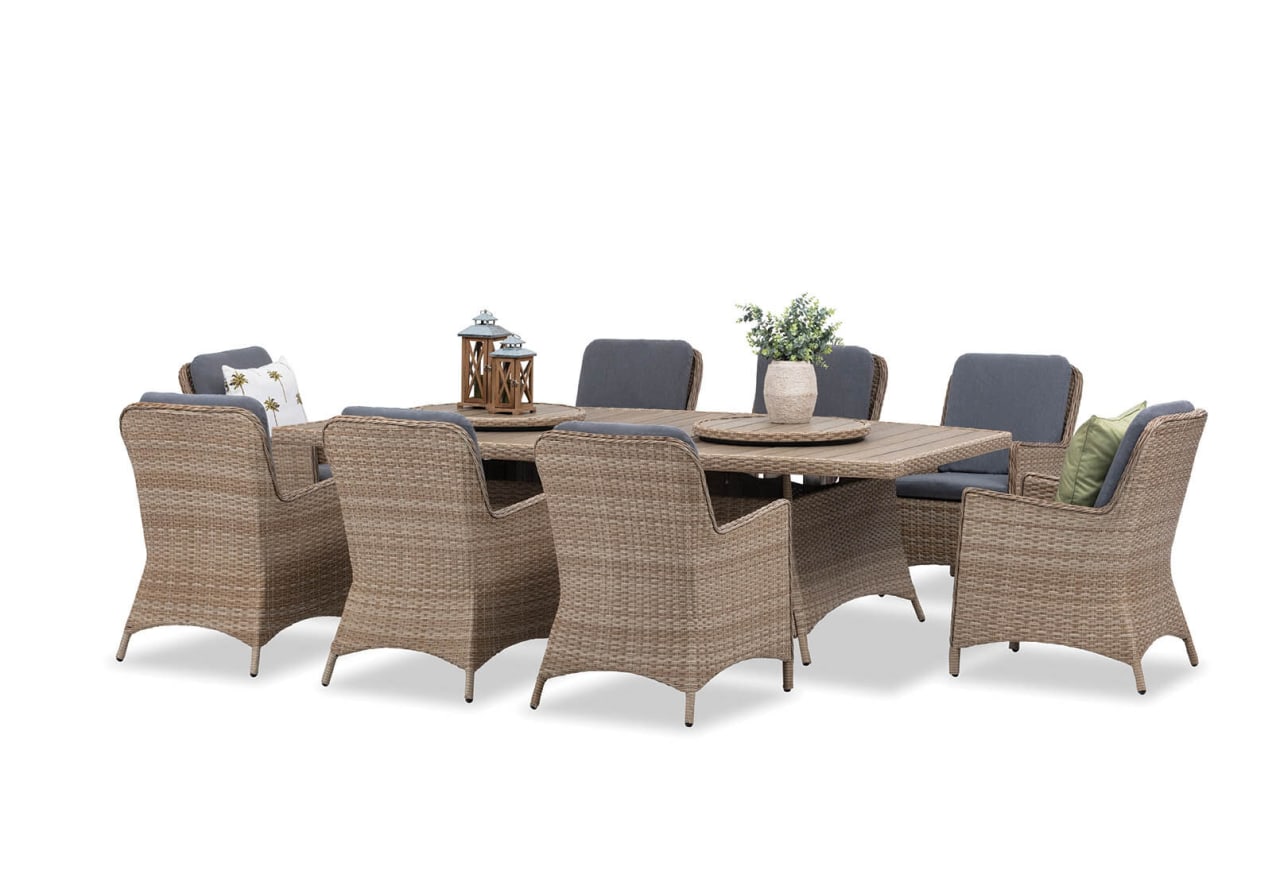 LUAU 9 Piece Outdoor Dining Setting – image 4 of 16
