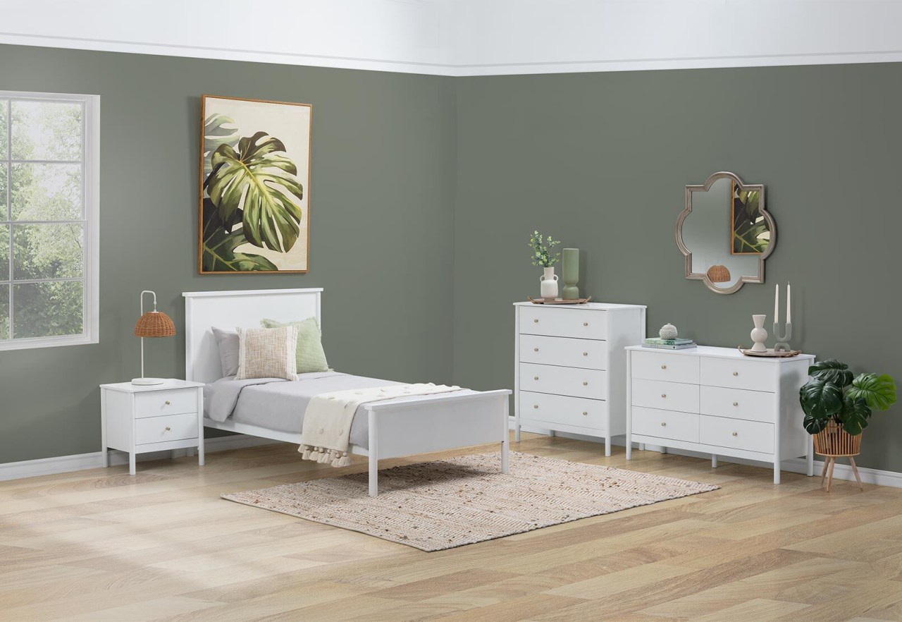 ROWLAND 4 Drawer Tall Chest (2Ctns) – image 8 of 8