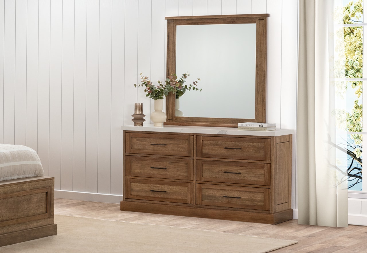 MATTEO Dresser with Mirror – image 1 of 9