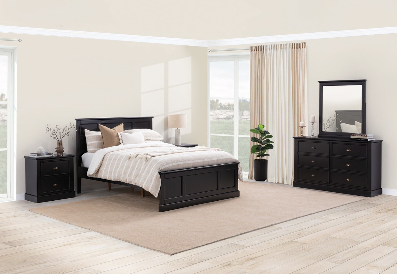 CHRYSTELLE 4 Piece Queen Dresser Bedroom Suite. – image 2 of 2