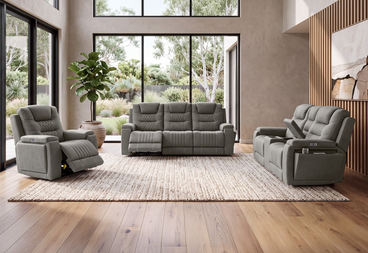 AGASSI FABRIC 3 Seater with Dual Motor Recliner – image 18 of 18