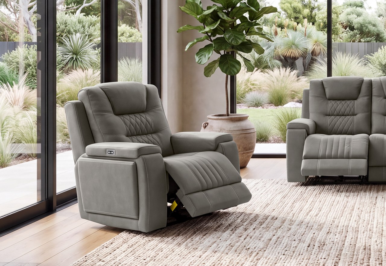 AGASSI FABRIC Electric Recliner – image 1 of 16