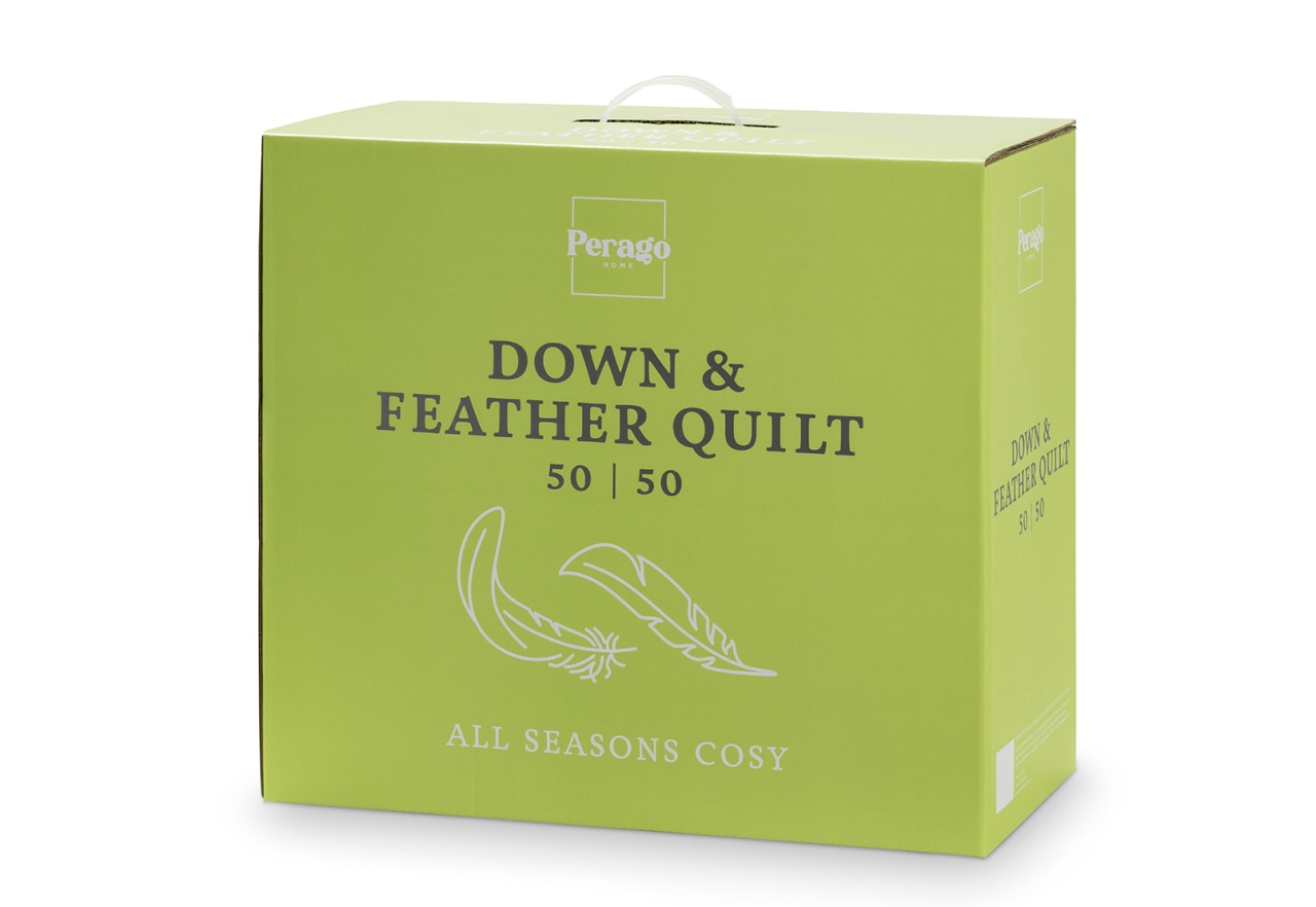 PERAGO HOME DOWN FEATHER Super King Duck Down and Feather Quilt – image 3 of 5