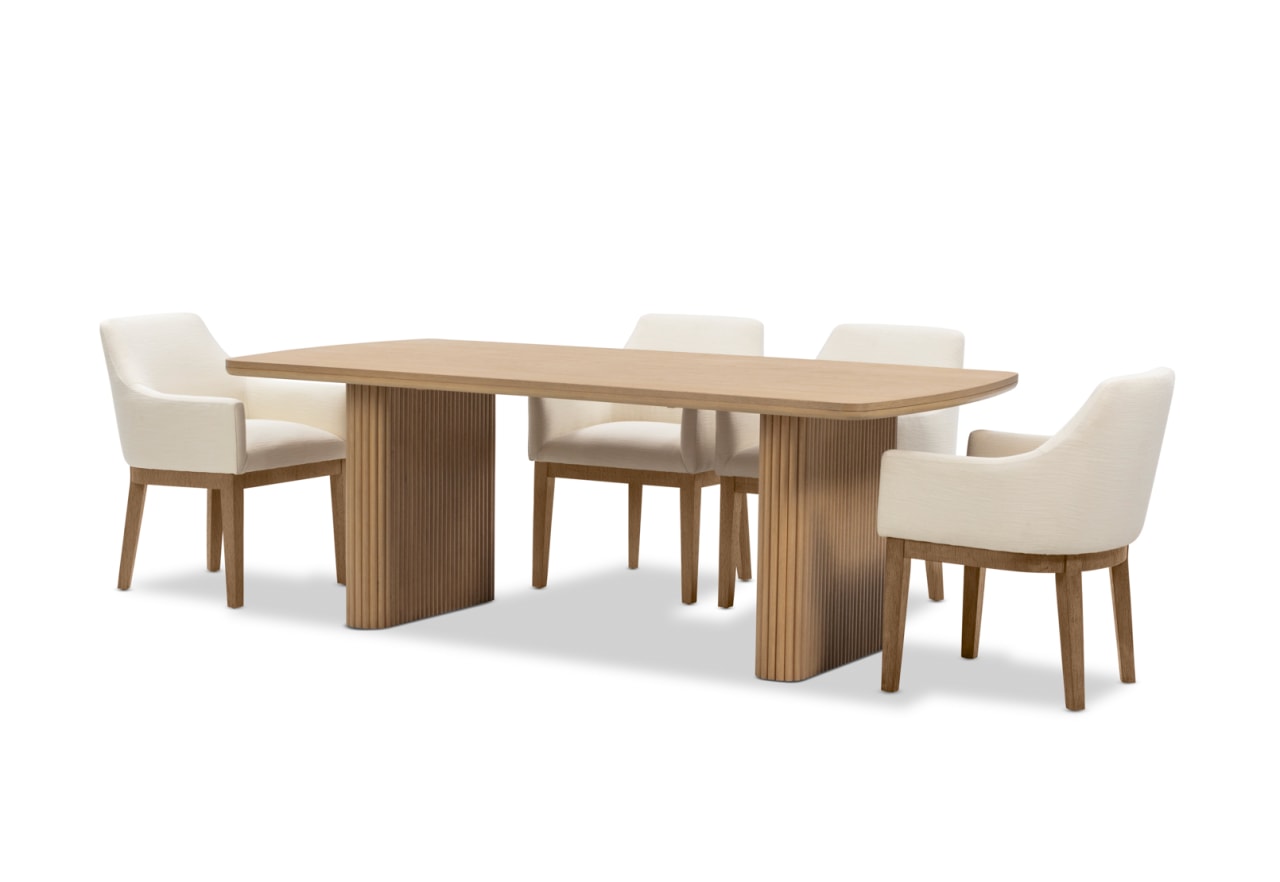 MIRAN 7 Piece 2100 Dining Suite with Armondo Dining Chairs – image 4 of 7