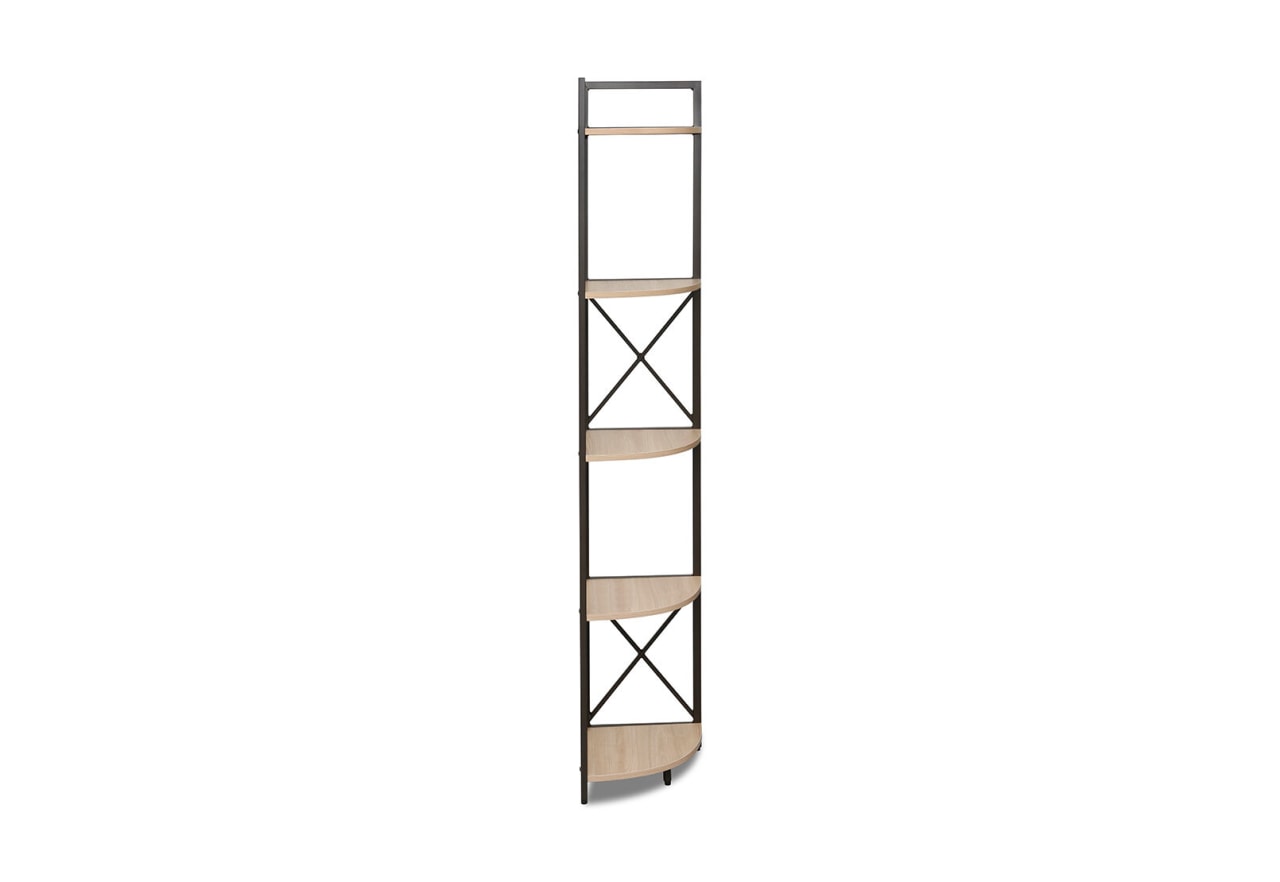DUNN 5 Tier Corner Bookcase – image 5 of 7