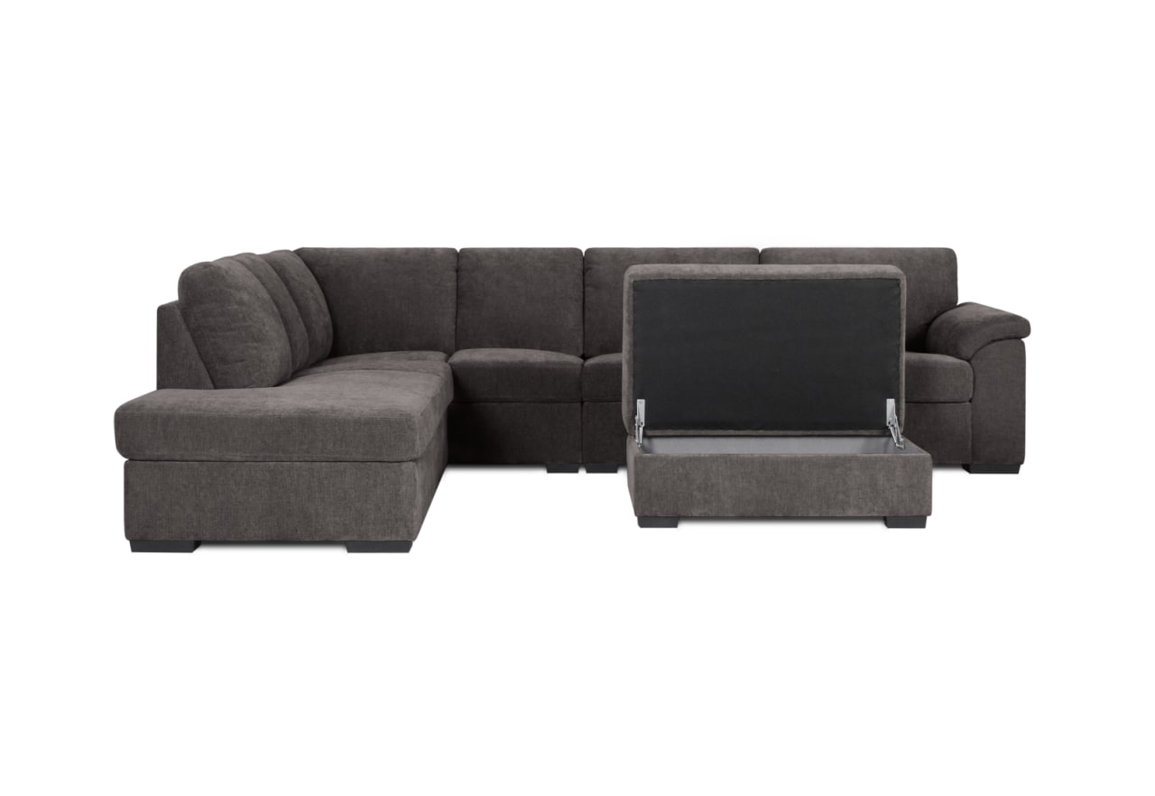 FOY FABRIC Corner with LHF Chaise – image 6 of 17