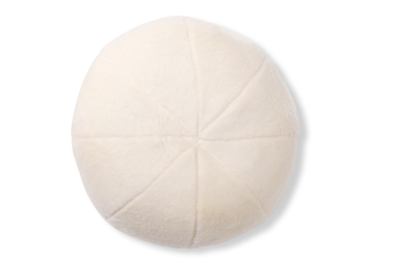 RISMA 30cm Faux Rabbit Fur Ball Cushion – image 2 of 2