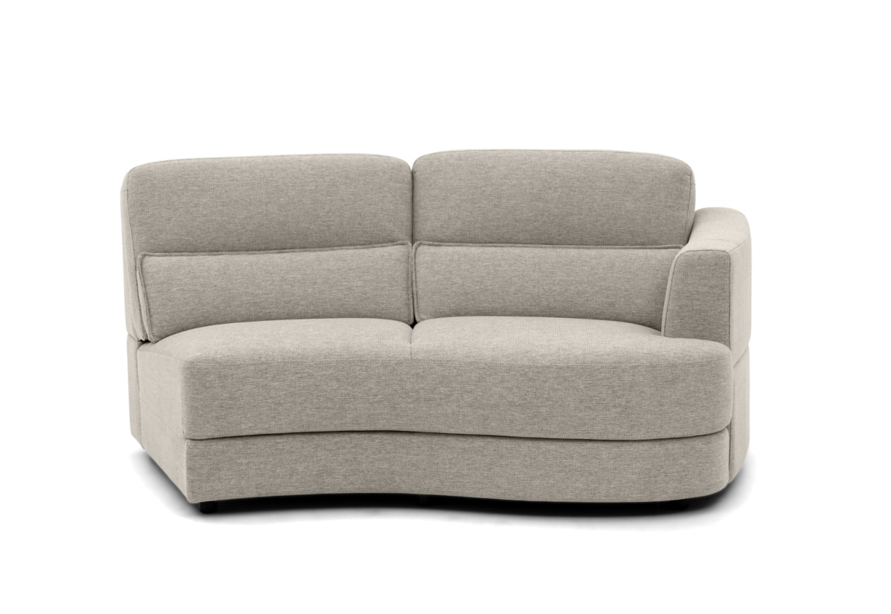 ELISEO FABRIC 4 Seater Curved Sofa – image 4 of 5