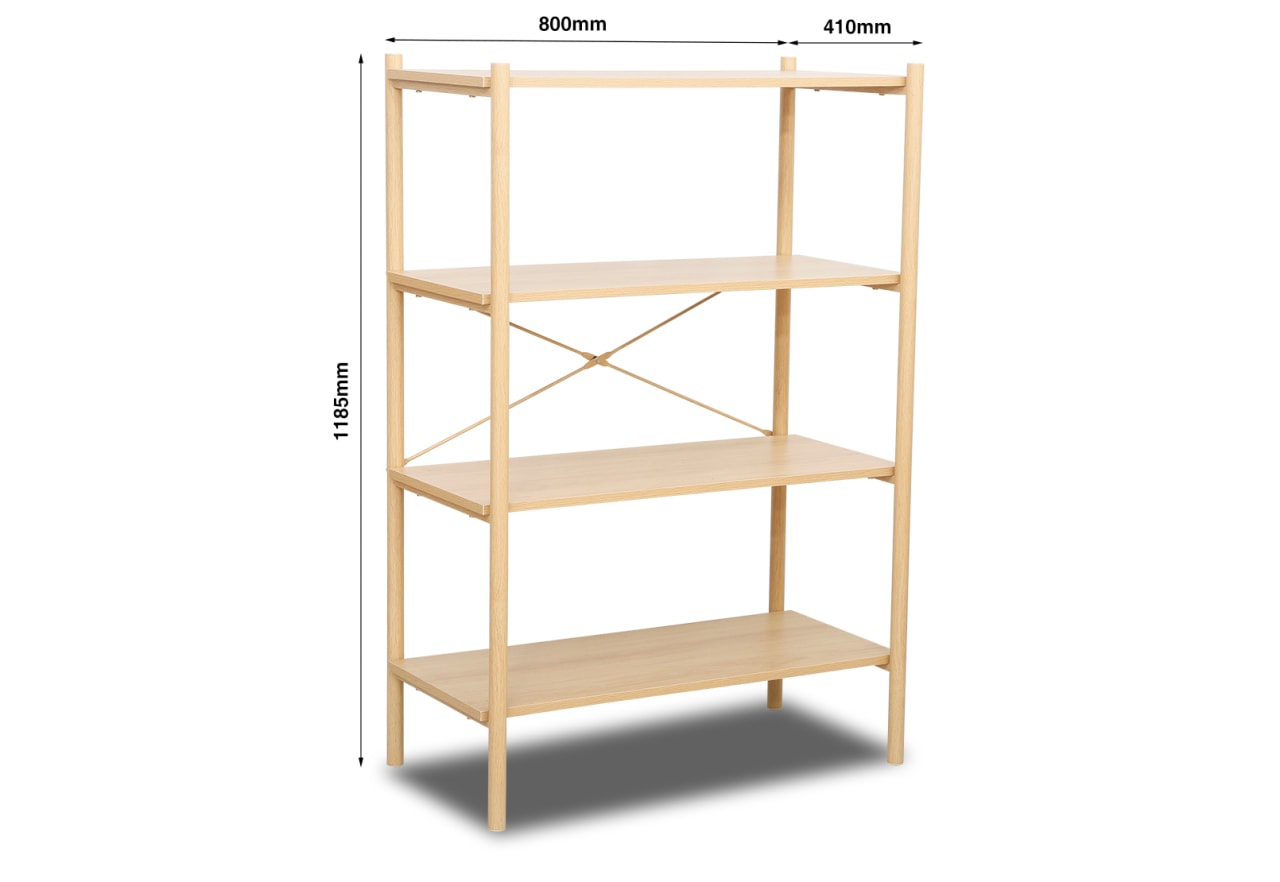 MAVES 4 Tier Bookcase – image 7 of 7