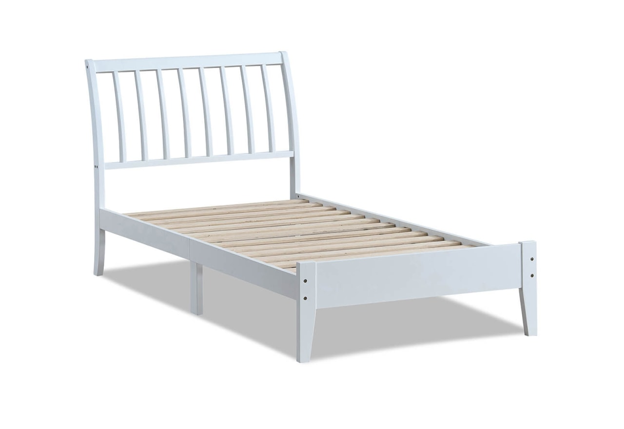 BARRY White Single Bed – image 4 of 5