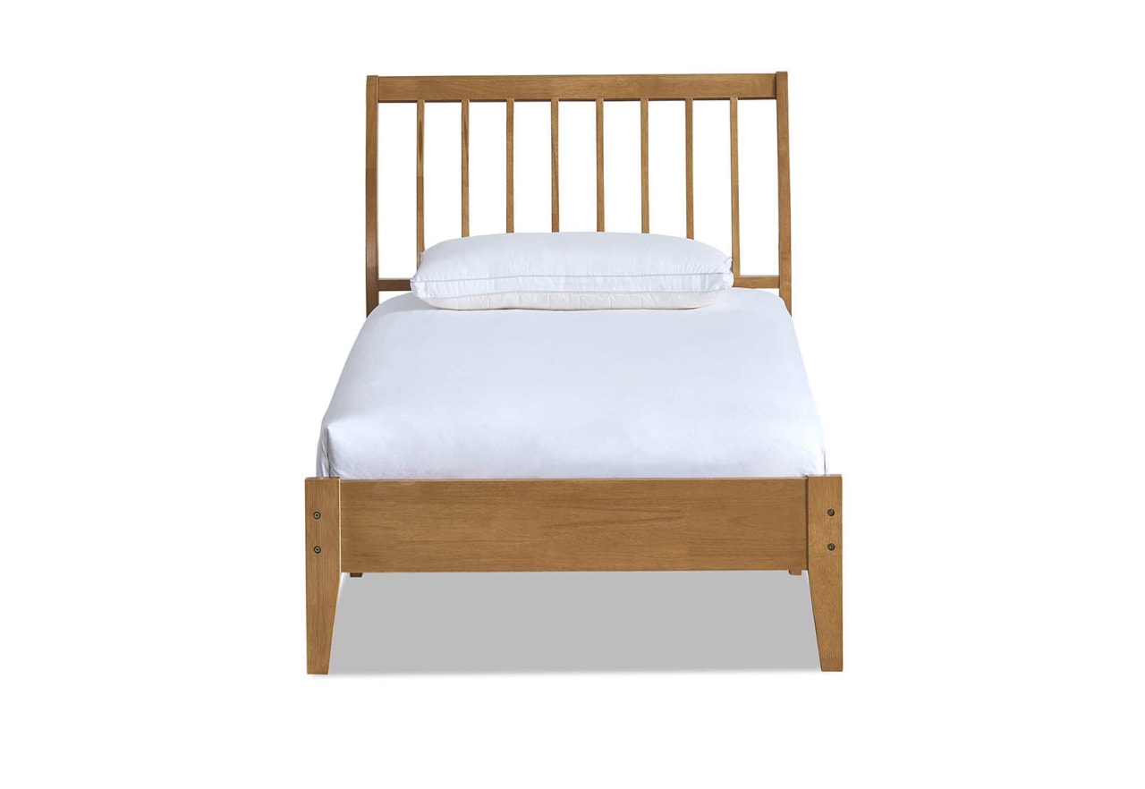 BARRY Light Oak Single Bed – image 2 of 5