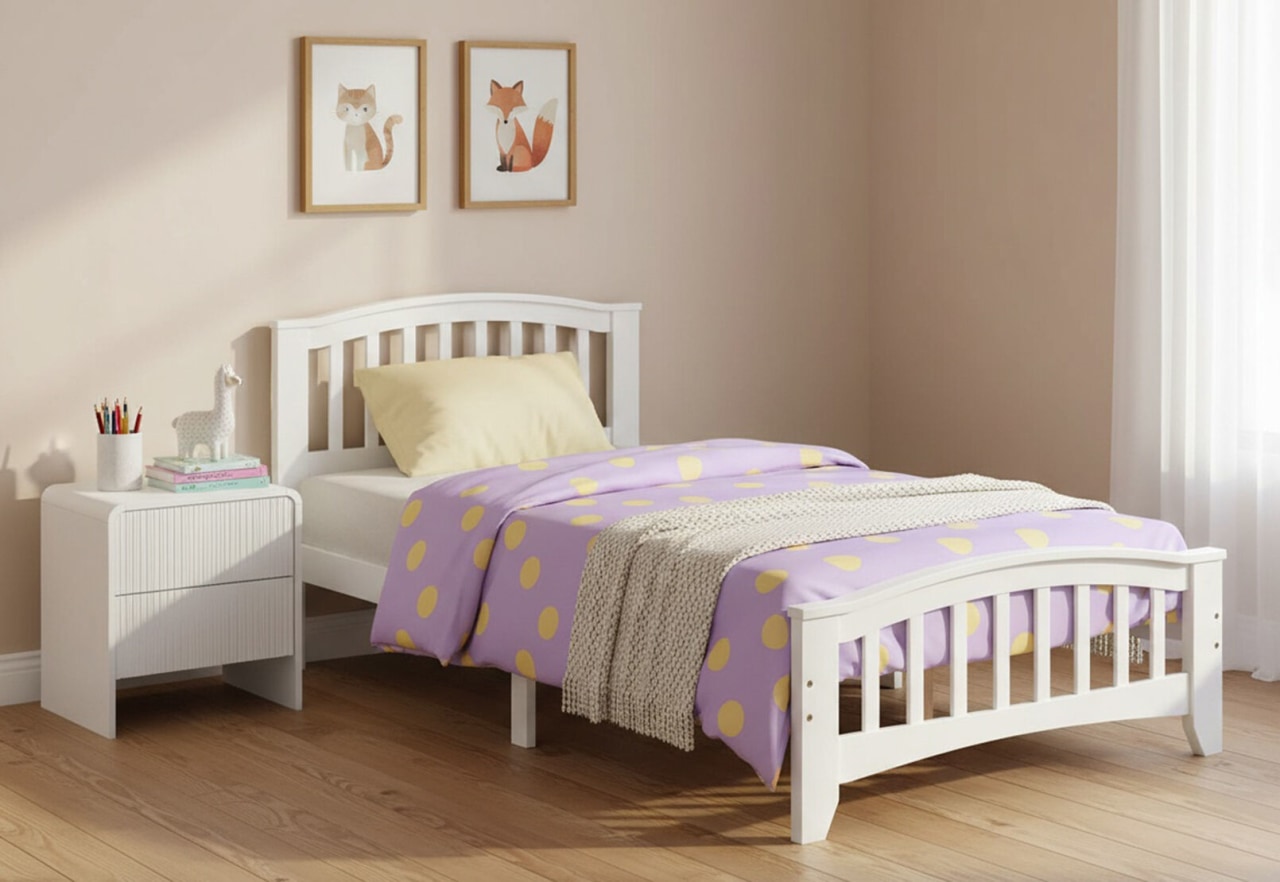 SCHAEFER White King Single Bed – image 1 of 5