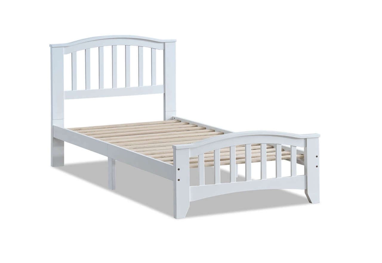 SCHAEFER White Single Bed – image 4 of 5