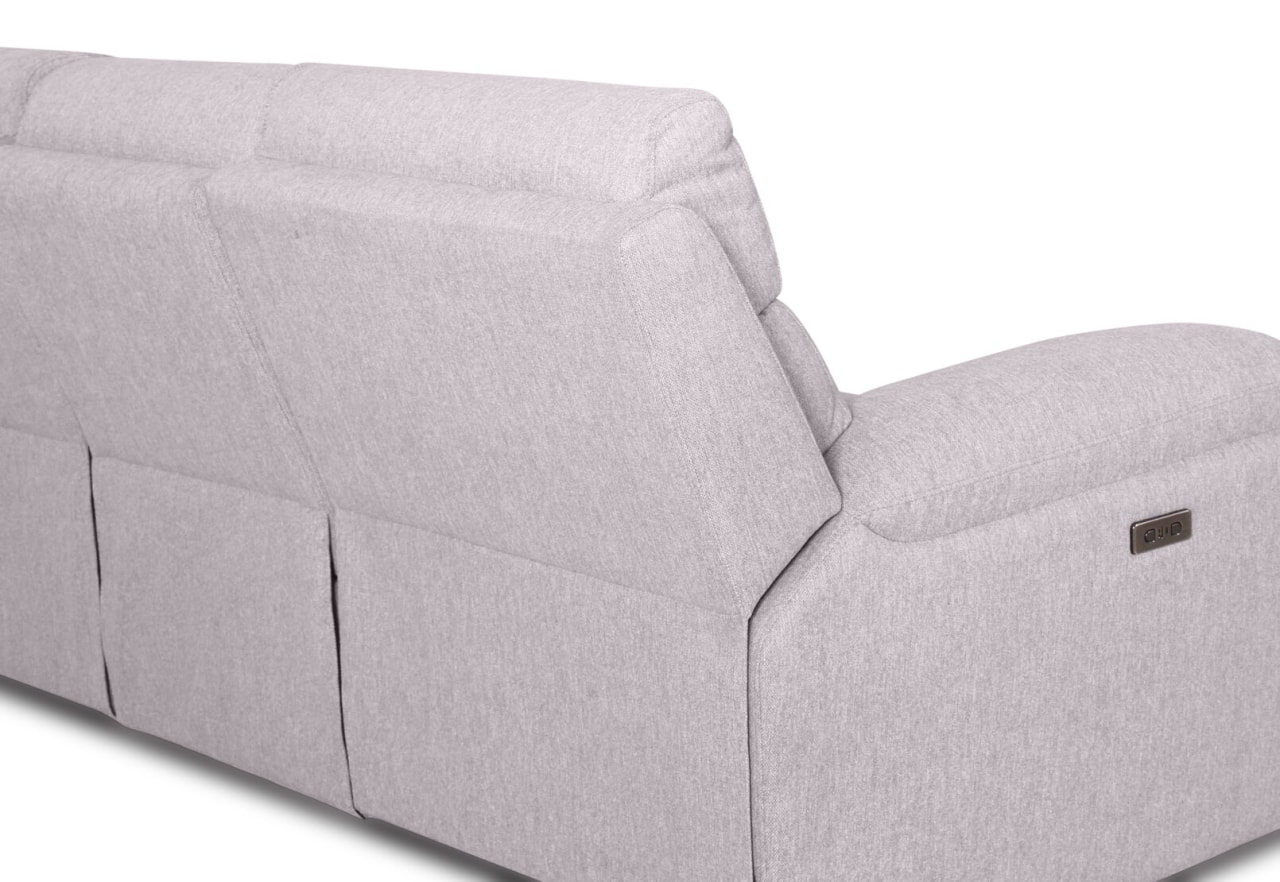 BRAVORA FABRIC 3 Seater Sofa Electric Recliner – image 6 of 11
