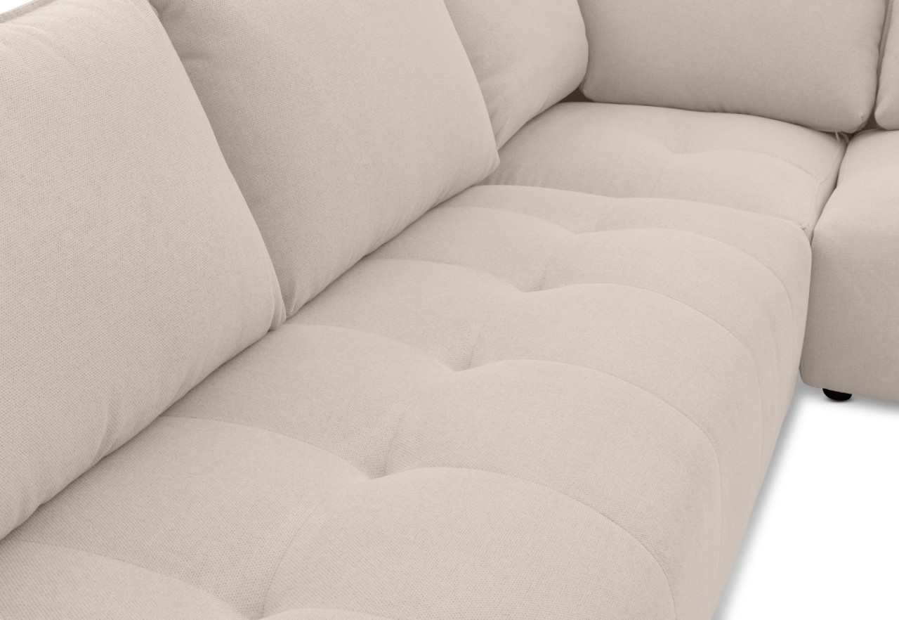 MAGNAR FABRIC 5 Seater Corner Lounge with Ottoman – image 4 of 8