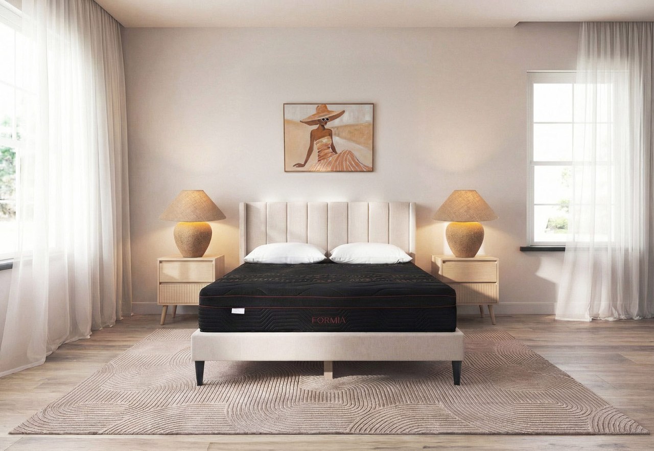 LLAMA Black Double Mattress – image 1 of 12