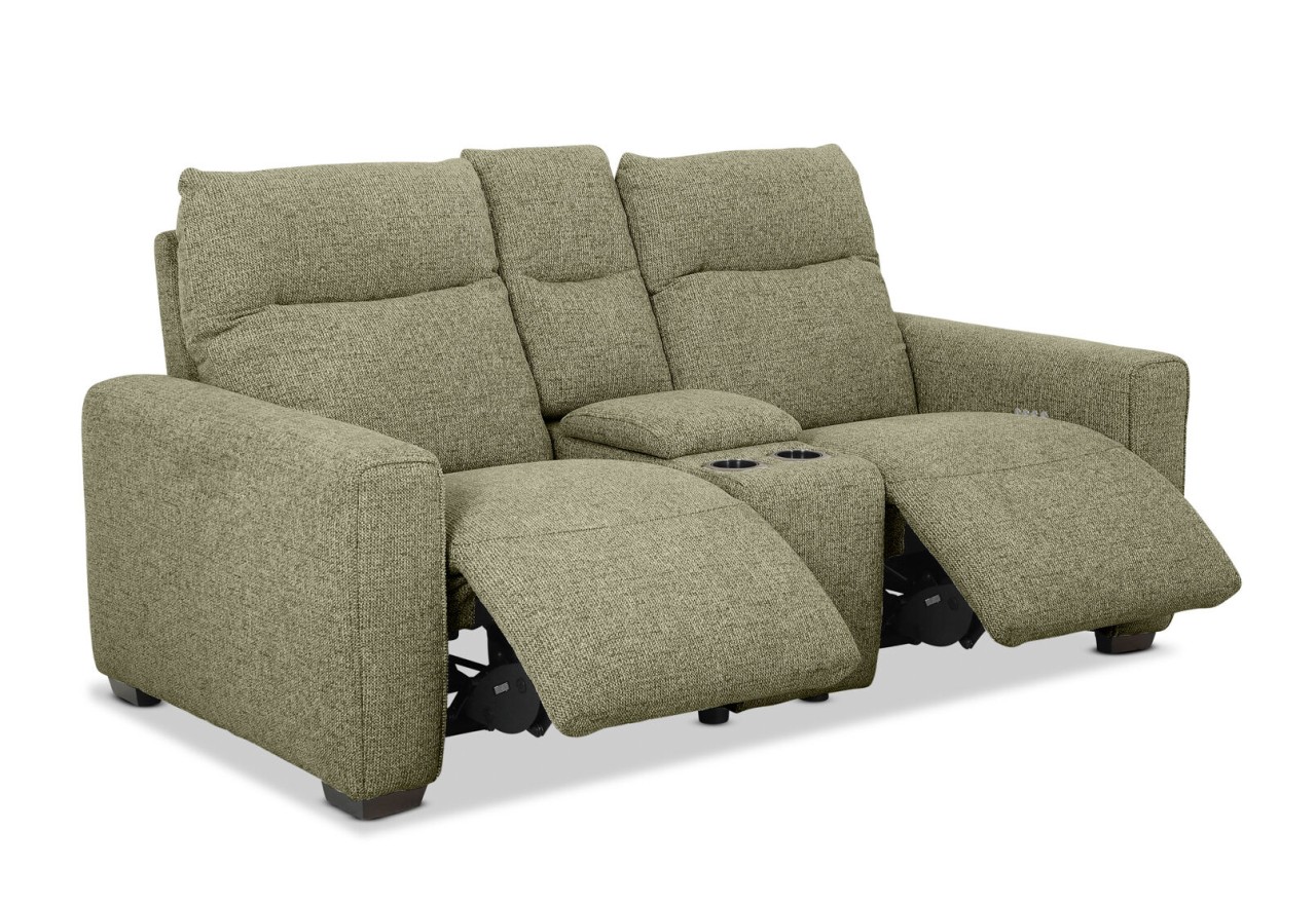 MATIAS FABRIC 2 Seater Electric Recliners with Console – image 6 of 11