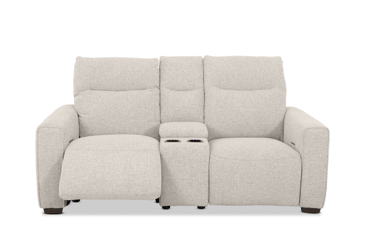 MATIAS FABRIC 2 Seater Electric Recliners with Console – image 2 of 11