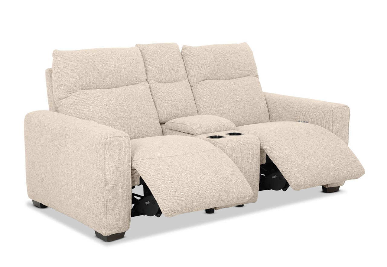 MATIAS FABRIC 2 Seater Electric Recliners with Console – image 6 of 11
