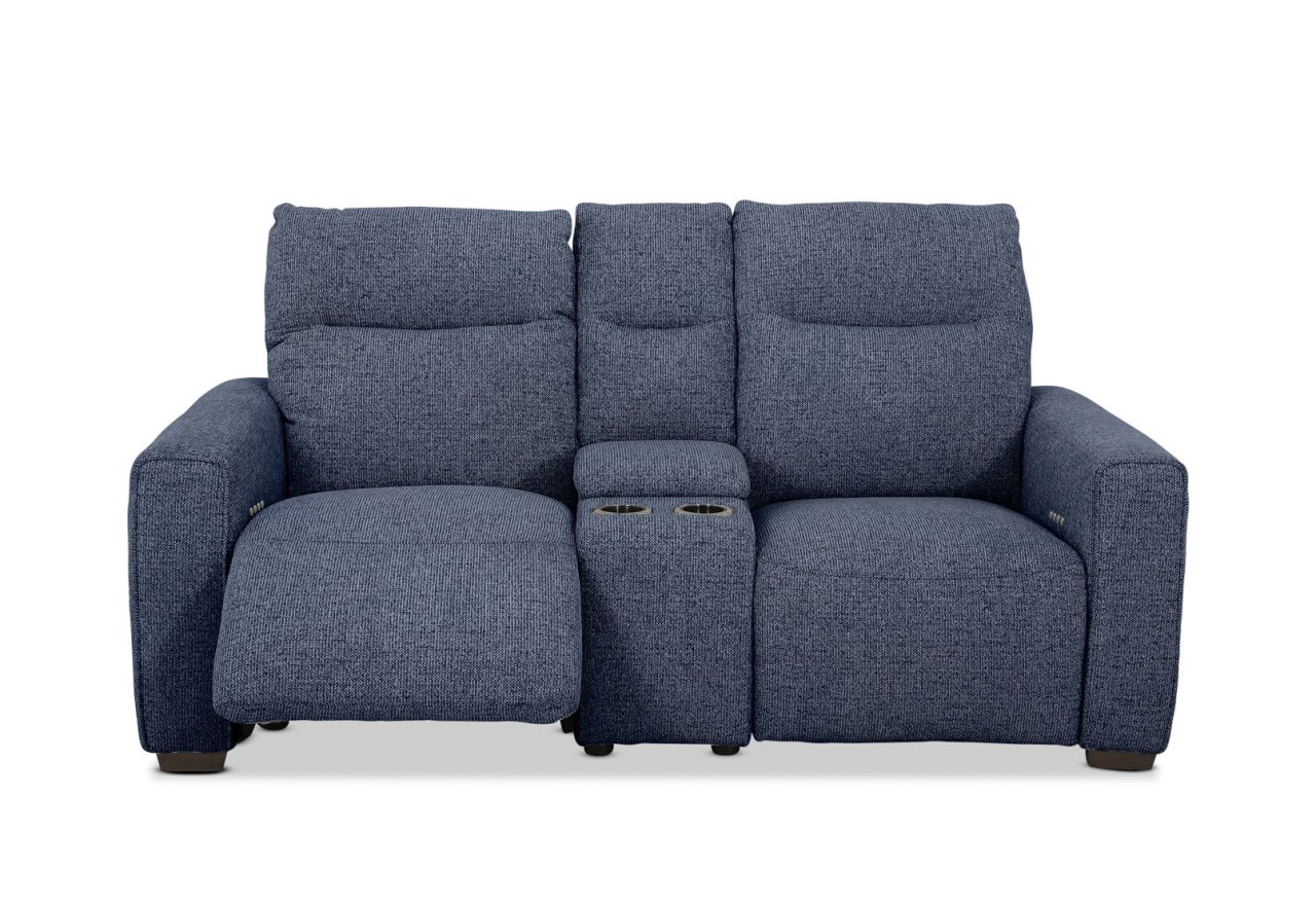 MATIAS FABRIC 2 Seater Electric Recliners with Console – image 2 of 11