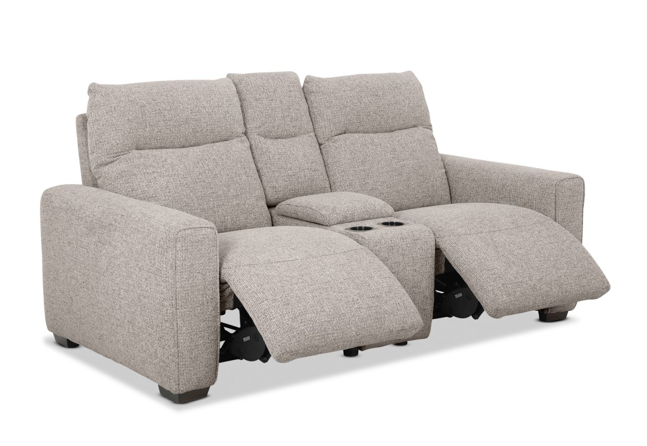 MATIAS FABRIC 2 Seater Electric Recliners with Console – image 6 of 11
