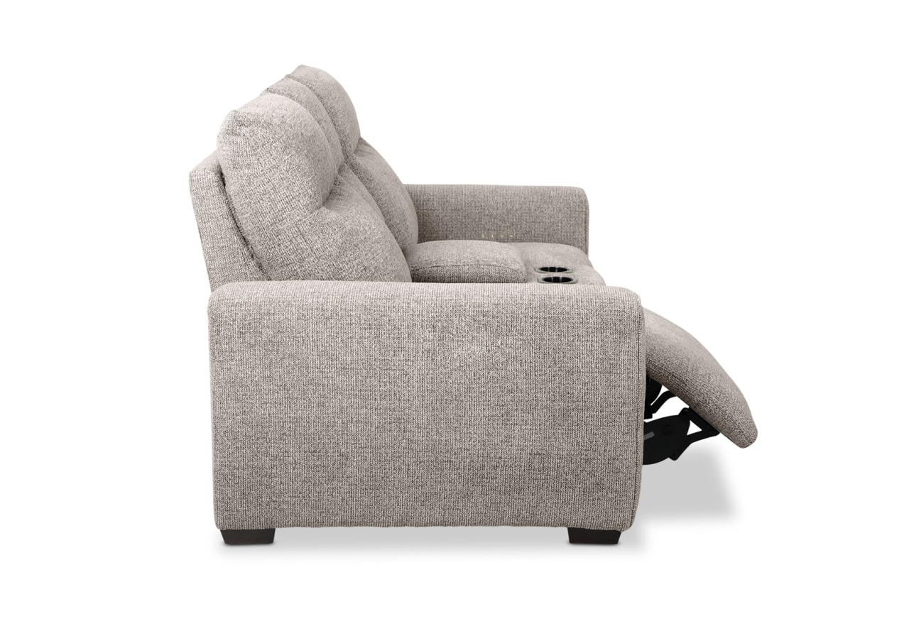 MATIAS FABRIC 2 Seater Electric Recliners with Console – image 9 of 11