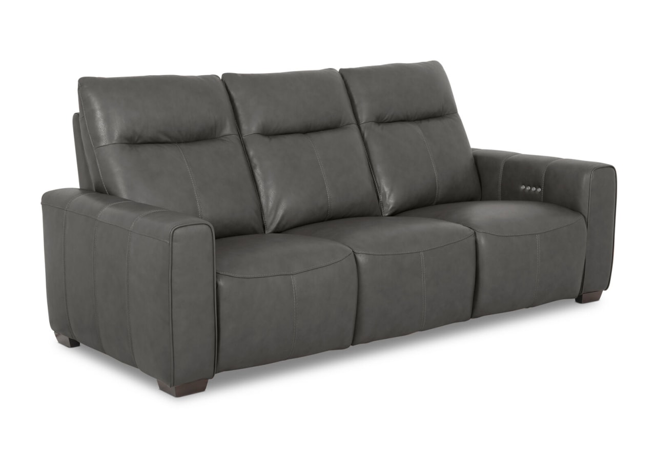MATIAS LEATHER 3 Seater with 2 Inbuilt Electric Recliners – image 2 of 9