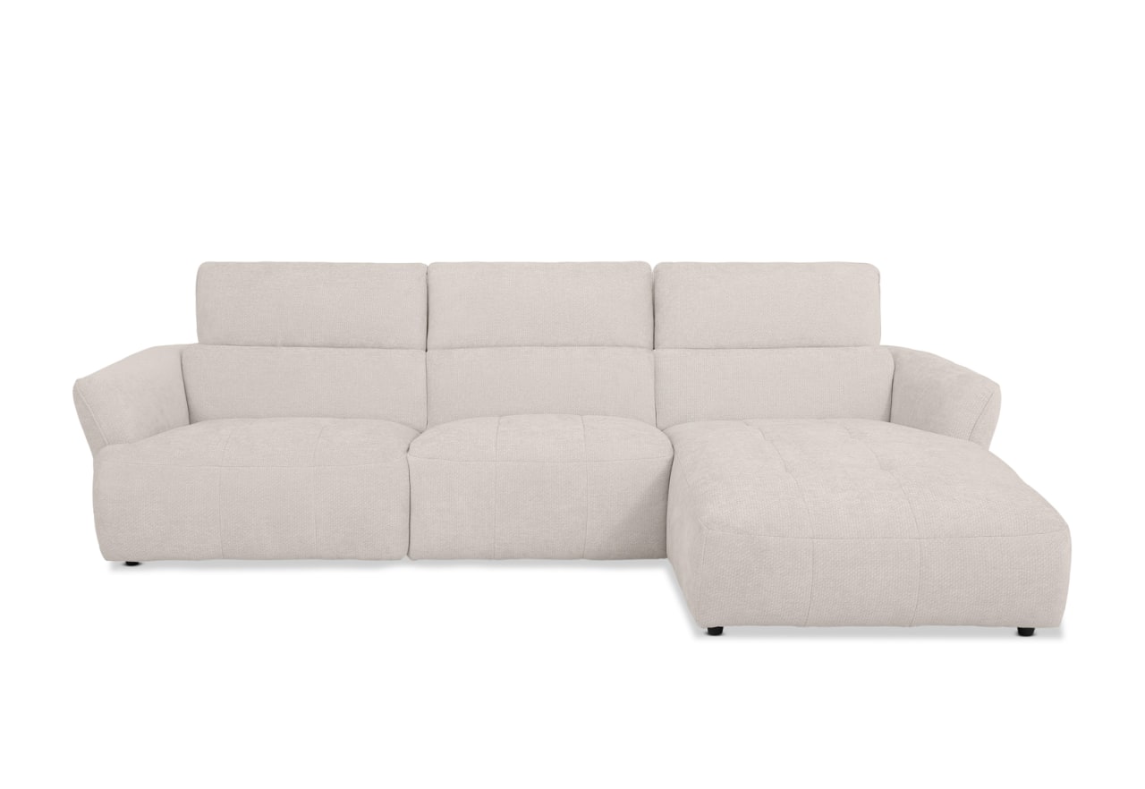 SUMMERVILLE FABRIC 3 Seater RHF Chaise with Inbuilt Electric Recliner – image 2 of 15